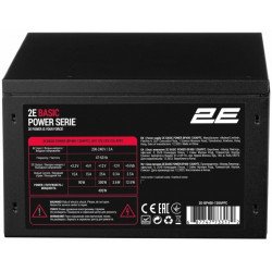 2E Блок питания 2E BASIC POWER (400W), 230V, 80%, APFC, 120мм, MB(20+4), CPU(4+4), 4xSATA, 1xPCIe(6+2),