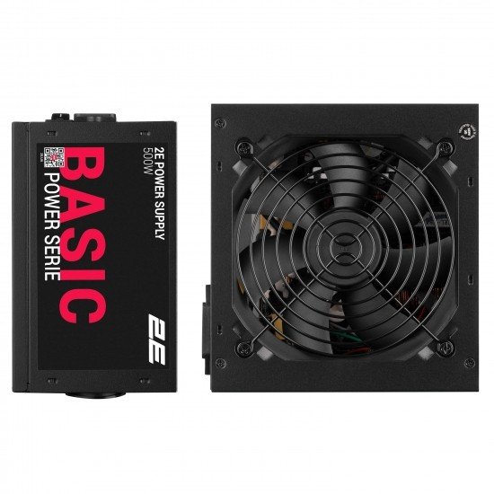 2E Блок питания 2E BASIC POWER (500W), 230V, 80%, APFC, 120мм, MB(20+4), CPU(4+4), 4xSATA, 2xPCIe(6+2), 2E Блок питания 2E BASIC POWER (500W), 230V, 80%, APFC, 120мм, MB(20+4), CPU(4+4), 4xSATA, 2xPCIe(6+2),