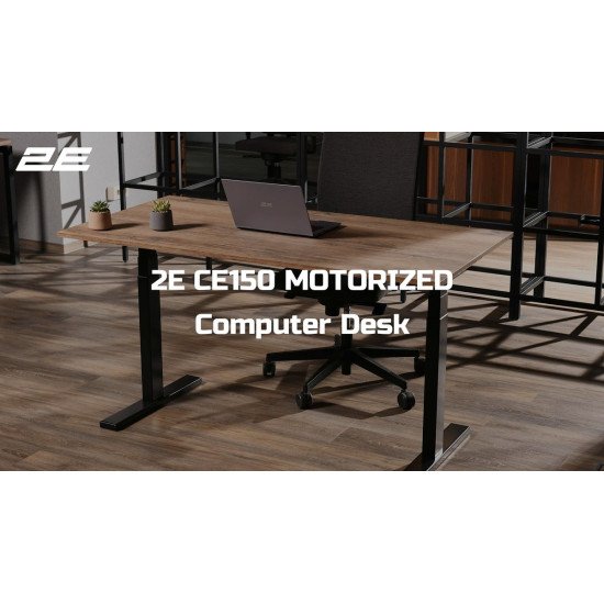 2E Стол компьютерный 2E СЕ150W-MOTORIZED, регулировка высоты, электропривод 220В, 62/128x150х75cm, белы 2E Стол компьютерный 2E СЕ150W-MOTORIZED, регулировка высоты, электропривод 220В, 62/128x150х75cm, белы