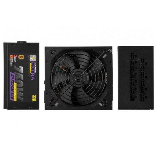2E Блок питания 2E EXTRA POWER (750W), 110-240V, >85%, 80+Gold, APFC, 140мм, MB(20+4), CPU(4+4), 6xSATA