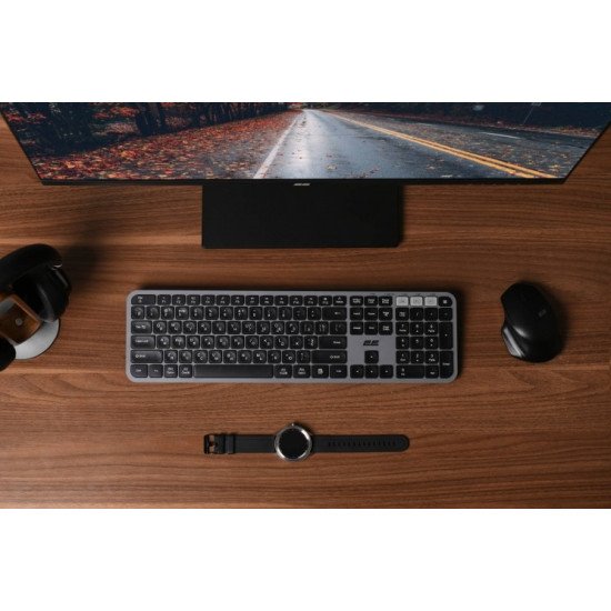 2E Keyboard 2E KS240 WL BT Gray