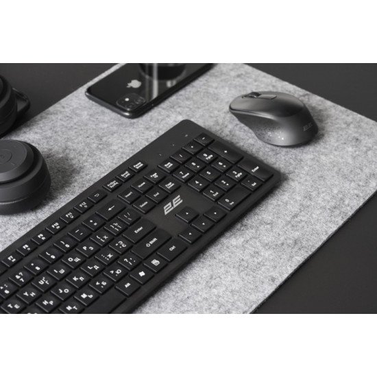 2E Keyboard 2E KS260 WL BT Black EN/UA
