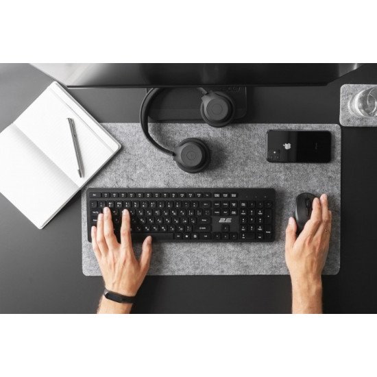 2E Keyboard 2E KS260 WL BT Black EN/UA