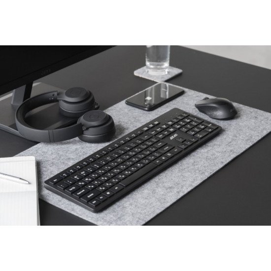 2E Keyboard 2E KS260 WL BT Black EN/UA