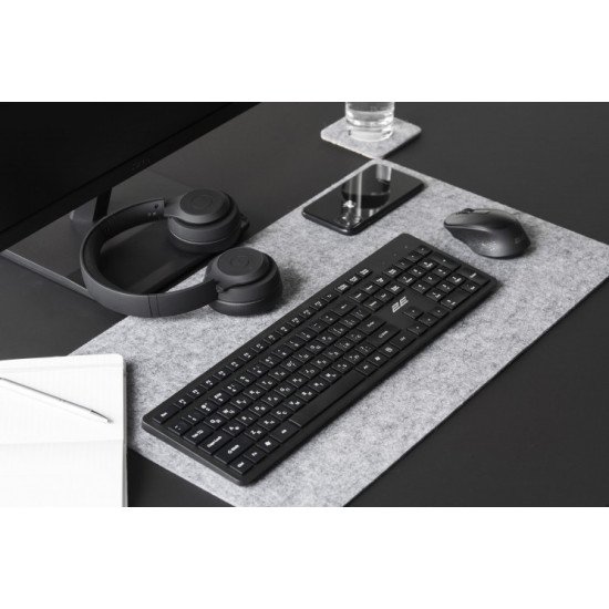 2E Keyboard 2E KS260 WL BT Black EN/UA