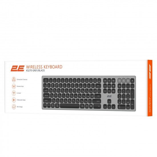 2E Keyboard 2E KS270 WL BT Black ножничные