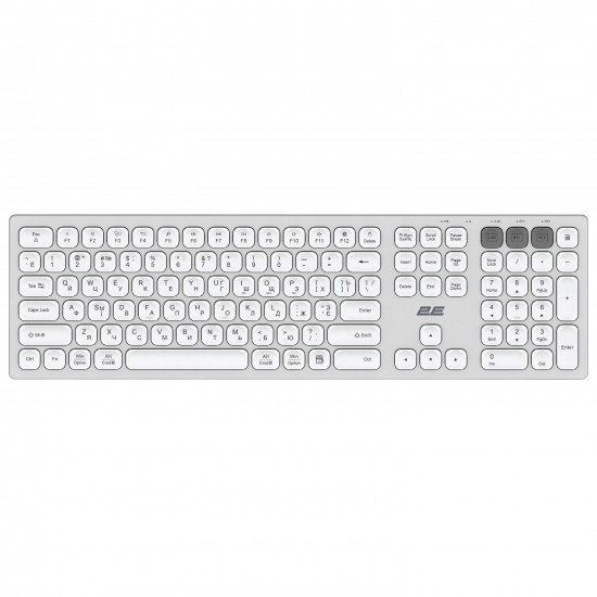 2E Keyboard 2E KS270 WL BT White ножничные 2E Keyboard 2E KS270 WL BT White ножничные