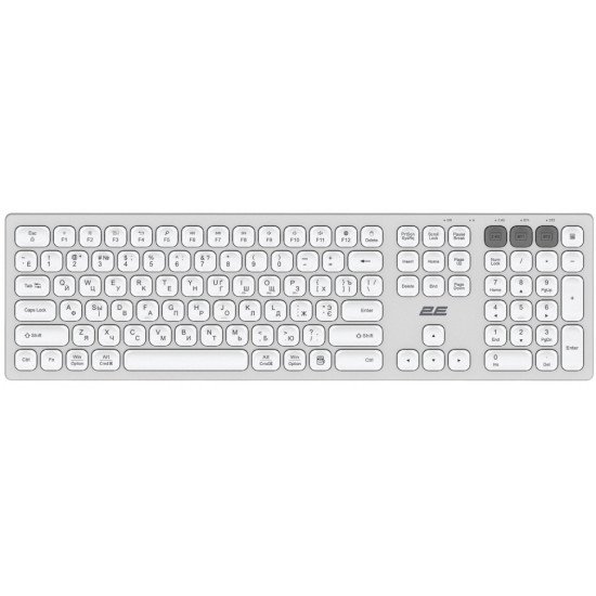 2E Keyboard 2E KS270 WL BT White ножничные 2E Keyboard 2E KS270 WL BT White ножничные