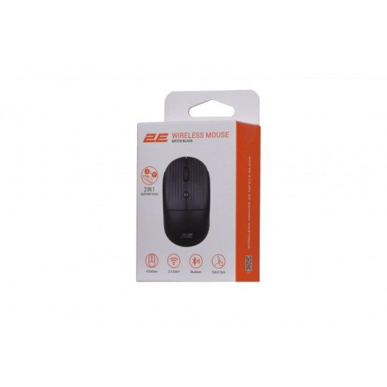 2E Mouse 2E MF218 Silent WL BT Black