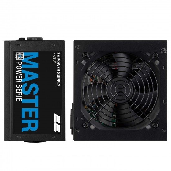 2E Блок питания 2E MASTER POWER (750W), 110-240V, >80%, 80+White, APFC, 120мм, MB(20+4), CPU(4+4), 5xSA