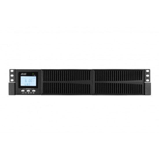 2E ИБП 2E OD1000RT, 1000VA/900W, RT2U, LCD, USB, 3xSchuko