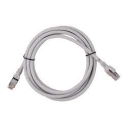 2E Patch cord  2E Cat 5e,FTP,RJ45, 26AWG ,7/0.16 Cu, 3.00 m, LSZH,Grey