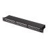 2E СКС patch panel FTP cat 5e 24port