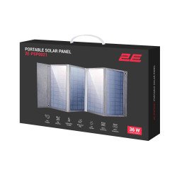 2E Портативная солнечная панель 36W USB-С 20W USB-A 18W 2E Портативная солнечная панель 36W USB-С 20W USB-A 18W