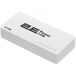 2E Коммутатор 2E PowerLink SF108C 8xFE, неуправляемый, десктоп