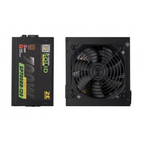 2E Блок питания 2E SOLID POWER (700W), 110-240V, >85%, 80+Bronze, APFC, 120мм, MB(20+4), CPU(4+4), 6xSA 2E Блок питания 2E SOLID POWER (700W), 110-240V, >85%, 80+Bronze, APFC, 120мм, MB(20+4), CPU(4+4), 6xSA