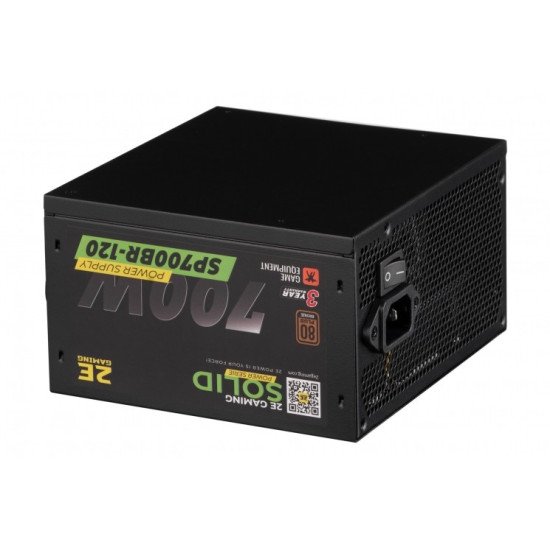 2E Блок питания 2E SOLID POWER (700W), 110-240V, >85%, 80+Bronze, APFC, 120мм, MB(20+4), CPU(4+4), 6xSA 2E Блок питания 2E SOLID POWER (700W), 110-240V, >85%, 80+Bronze, APFC, 120мм, MB(20+4), CPU(4+4), 6xSA