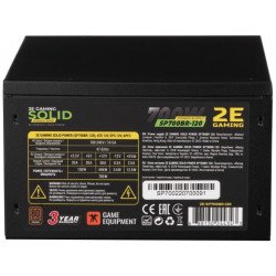 2E Блок питания 2E SOLID POWER (700W), 110-240V, >85%, 80+Bronze, APFC, 120мм, MB(20+4), CPU(4+4), 6xSA