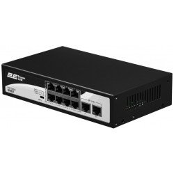 2E Коммутатор 2E PowerLink SP802F 8xFE PoE+, 2xFE Uplink, 96Вт, неуправляемый