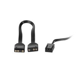 2E GAMING Корпусной вентилятор OEM (F120ARGB), 120мм, 3pin, 3pin+5VAura, белые лопасти, черная рамка 2E GAMING Корпусной вентилятор OEM (F120ARGB), 120мм, 3pin, 3pin+5VAura, белые лопасти, черная рамка
