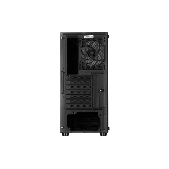 2E GAMING Компьютерный Игровой Корпус SPERO 1*120мм стекло (боковая панель) черный