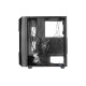 2E GAMING Компьютерный Игровой Корпус GALAXY 3*120мм стекло (боковая панель) черный