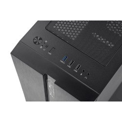 2E GAMING Игровой Компьютерный Корпус RUNA (G2107) MidT 2xUSB2.0 1xUSB3.0 1x120мм ARGB лента ARGB стекло (боковая панель) без БП черный 2E GAMING Игровой Компьютерный Корпус RUNA (G2107) MidT 2xUSB2.0 1xUSB3.0 1x120мм ARGB лента ARGB стекло (боковая панель) без БП черный