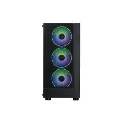 2E GAMING Компьютерный Игровой Корпус VIRTUS 3*120мм стекло (боковая панель) черный 2E GAMING Компьютерный Игровой Корпус VIRTUS 3*120мм стекло (боковая панель) черный