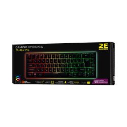 2E GAMING Клавиатура беспроводная игровая KG360 RGB 68key USB Black Ukr