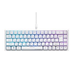 2E GAMING Клавиатура беспроводная игровая KG360 RGB 68key USB White Ukr