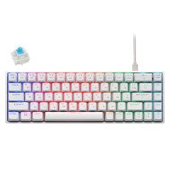 2E GAMING беспроводная клавиатура игровая KG370 RGB 68 KEY GATERON BLUE SWITCH White