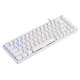 2E GAMING беспроводная клавиатура игровая KG370 RGB 68 KEY GATERON BLUE SWITCH White