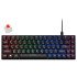 2E Клавиатура игровая KG380 RGB 68key Gateron Red Switch Bluetooth USB Black Ukr