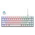 2E Клавиатура игровая KG380 RGB 68key Gateron Blue Switch BT/USB White Ukr
