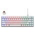 2E Клавиатура игровая KG380 RGB 68key Gateron Brown Switch BT/USB White Ukr