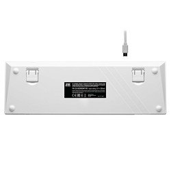 2E Клавиатура игровая KG380 RGB 68key Gateron Red Switch BT/USB White Ukr