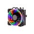 2E GAMING Процессорный кулер AIR COOL AC120T4 RGB Intel AMD TDP 130W