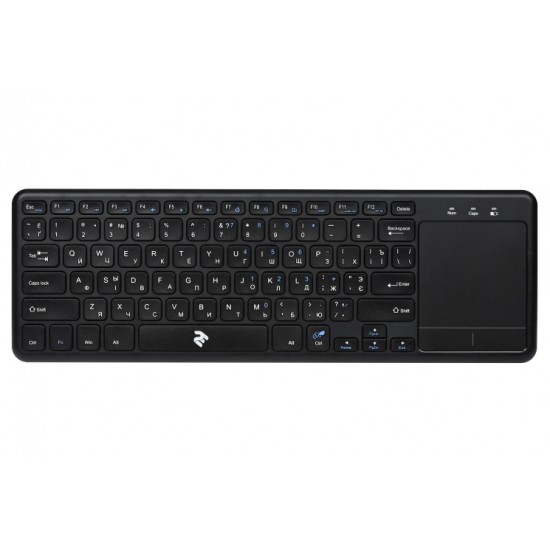 2E Клавиатура Touch Keyboard KT100 WL Черный