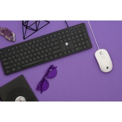 2E Проводная Мышка MF110 USB Белая