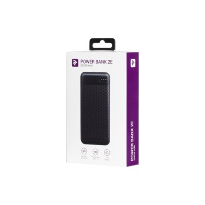2Е Power Bank 20000mAh PD+QC 3.0 18W black