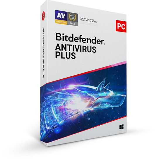 Bitdefender Антивирус Плюс – универсальная электронная лицензия на 1 год на 1 ПК