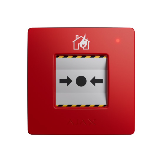 AJAX ManualCallPoint Red - Manual fire alarm call point, Red (9SA)