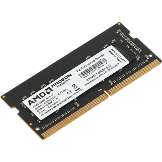 Operativ xotira AMD Radeon SODIMM DDR4 2400MHz 4 GB