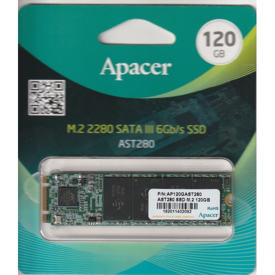Apacer SSD AST280 M.2 (m2) SATA III 120 gb AP120GAST280-1