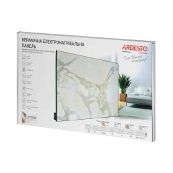 Керамическая электронагревательная панель с терморегулятором Ardesto HCP-550RBRM до 11 м2 90 х 45 см коричневый мрамор