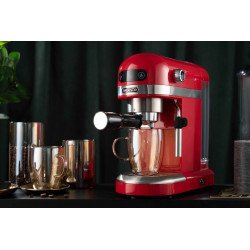Рожковая кофеварка Ardesto YCM-E1501 1,4л капучино подогрев чашек красный