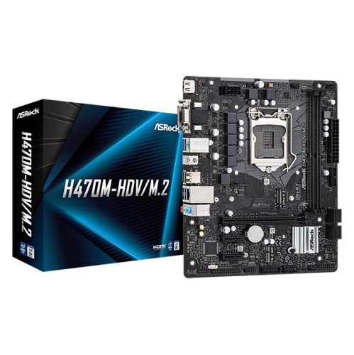 Материнская плата ASRock H470M HVD/M.2