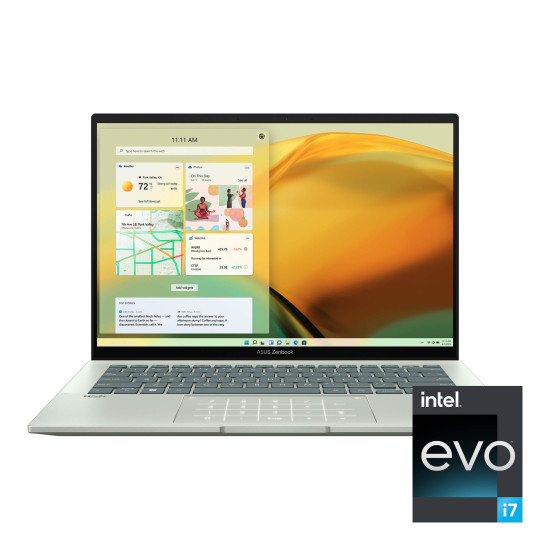 Asus Noutbuk Zenbook 14 OLED i7 2880 x 1800 16GB 1TB SILVER Windows 11 Home