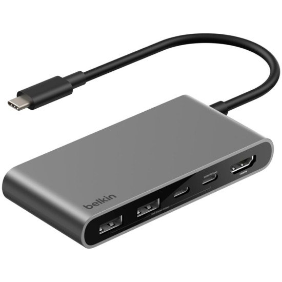 Belkin Connect 5-Port USB-C Hub, Space Grey