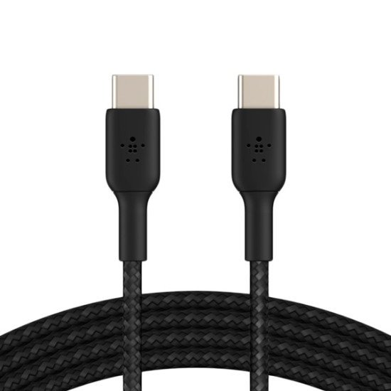 Belkin BoostCharge Braided USB-C Cable, 60W, 1m, Black